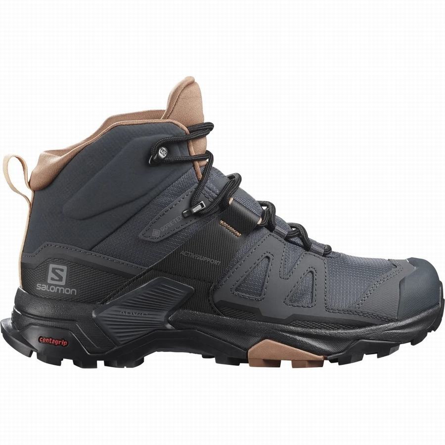 Salomon X Ultra 4 Mid Gore-tex Turistické Topánky Damske Čierne |CGG5375BW|